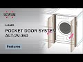 POCKET DOOR SYSTEM ALT-2V-360 - Sugatsune Japan