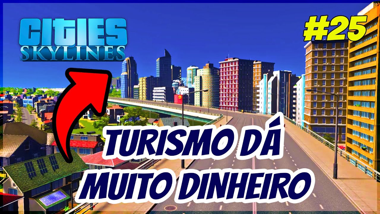 Cities Skylines COMO GANHAR DINHEIRO com a ZONA COMERCIAL de TURISMO no PS4, XBOX, Switch e PC