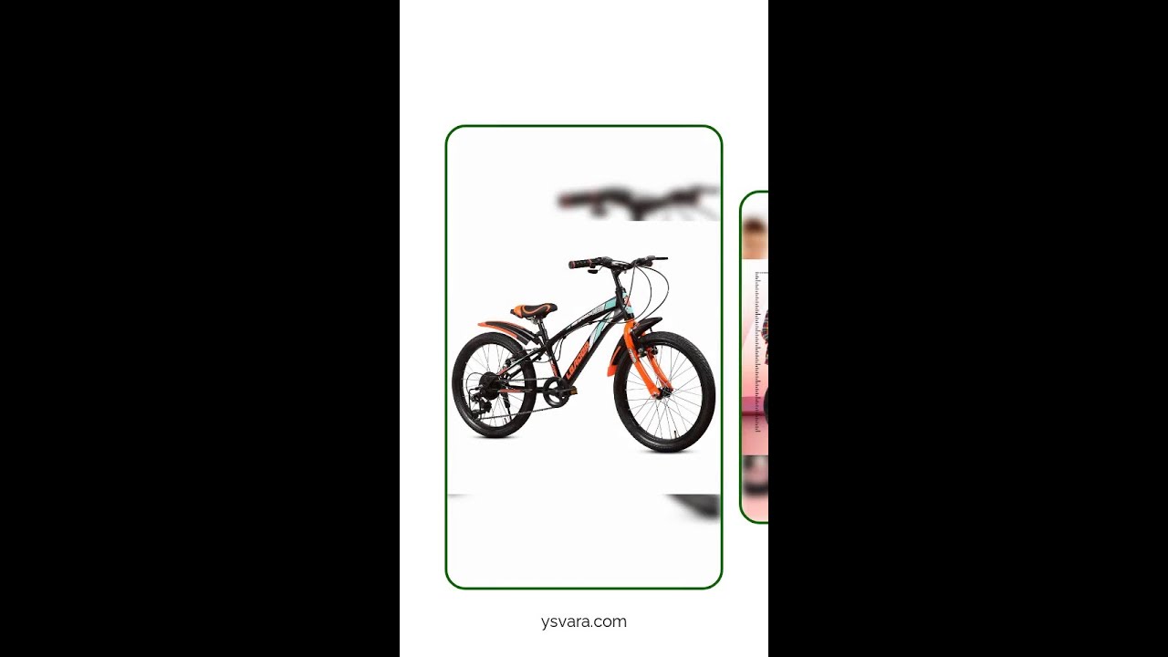 Leader Speedy Bike 20T 7 Speed Kids Cycle | Frame Size 12 Inch | Gear Cycle for Boys & Girls of A...