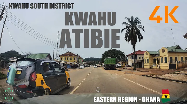 Kwahu Atibie Drive Tour in the Eastern Region of Ghana 4K