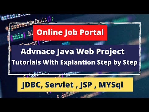 Online Job Portal-01 Java Project Tutorial | Advance Java Project | Servlet, Jsp,Mysql Java Project