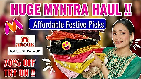 *Huge* Myntra festive Kurta Set Haul *Affordable Picks* Anarkali, Sharara set, Pakistani kurta set 