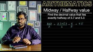 ARITHEMATICS | HOW TO FIND MIDWAY OR HALFWAY VALUE? O LEVELS  4024/ IGCSE 0580 MATHEMATICS