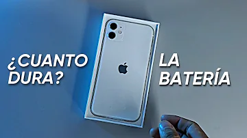 Cuánto dura la batería del iPhone 11?