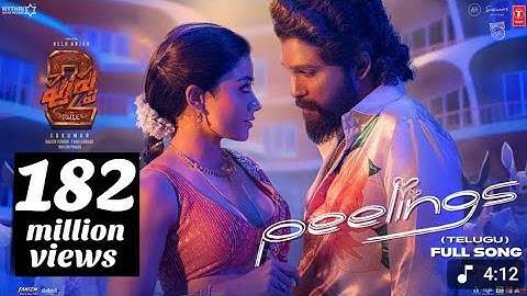 PEELINGS Telugu Lyrical Video Pushpa 2 The Rule Allu Arjun Rashmika Mandanna Sukumar 161 days Income