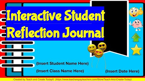Student Reflection Journal Demo Video