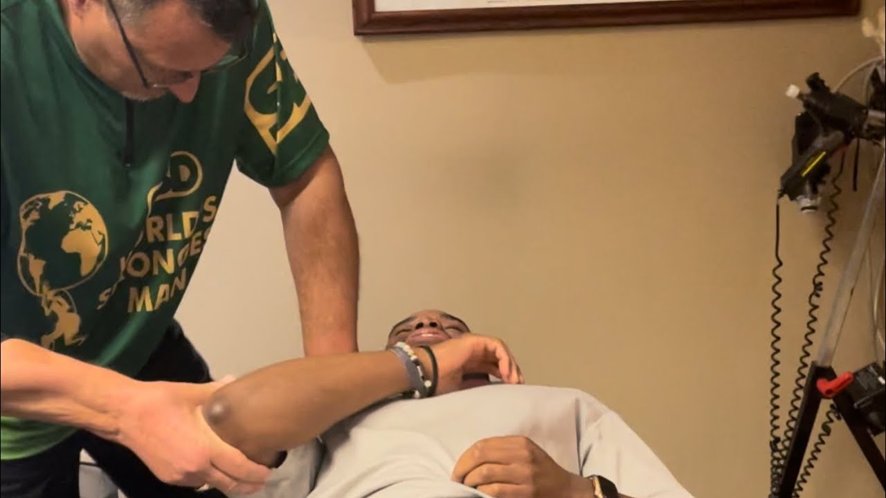 Jean-Marc Gets his First Adjustment by Doc