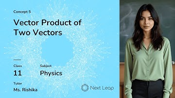 Vector Product of Two Vectors | Class 11 Physics | System Of Particles And Rotational Motion