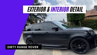 Dirty Range Rover Sport Deep Clean - Exterior & Interior Detail