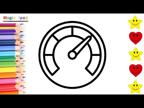 Video: Cómo Dibujar Un Velocímetro