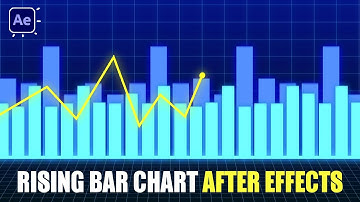 Rising Bar Chart Business Animation in After Effects Tutorials