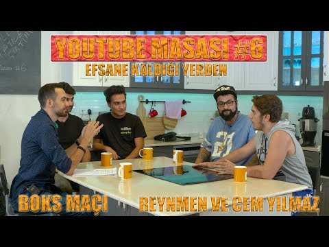 YOUTUBE MASASI #6 | EFSANE KALDIĞI YERDEN! | BOKS MAÇI | REYNMEN CEM YILMAZ | PANTENE ALTIN KELEBEK