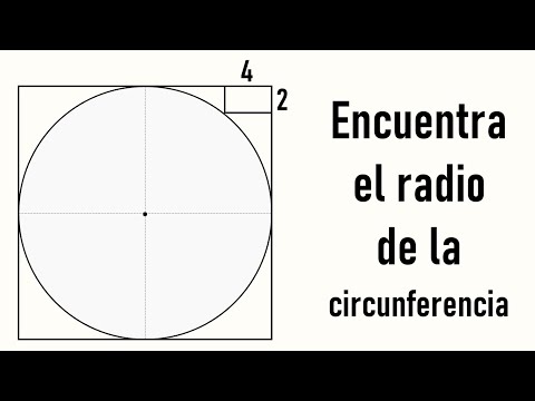 Video: ¿Cómo hallas el radio de un círculo al cuadrado?