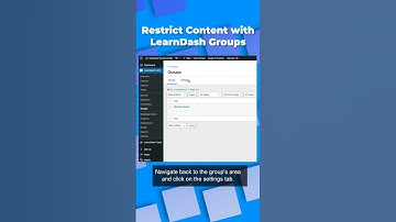 Restrict Content with LearnDash Groups