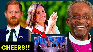The View Audience CHEERS LOUDLY at Bishop Michael Curry's take on Harry&amp;Meghan's love.