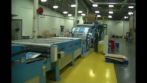 LUNDING Litho-laminator BFN 1650 in action