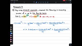 TO 3.2 Binomial Expansion | n is NOT positive integer (2)