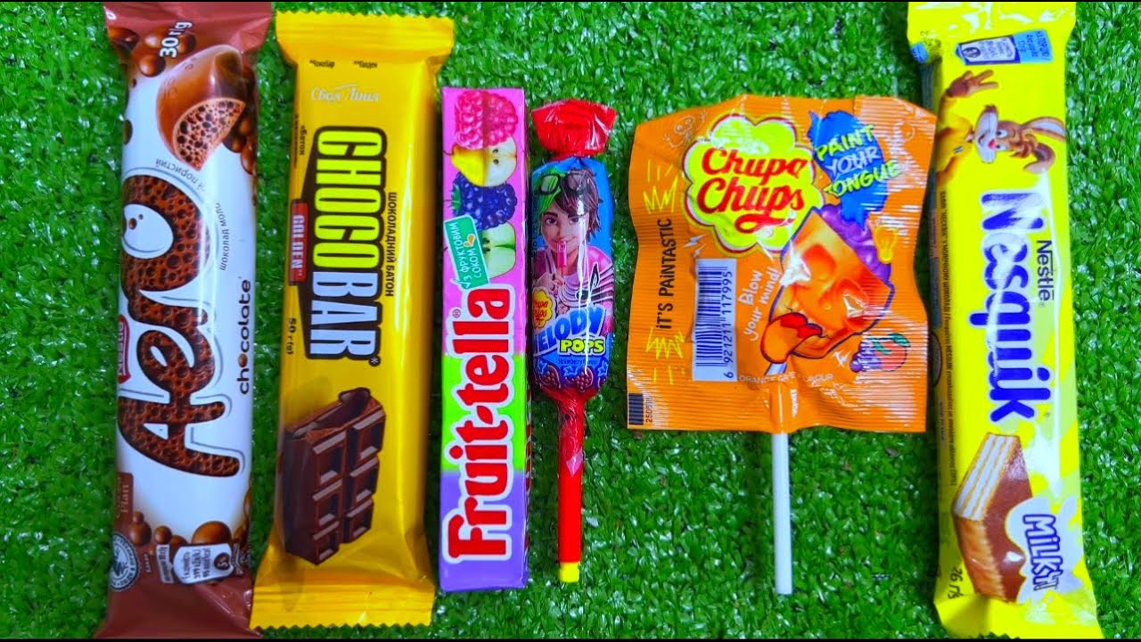 Unboxing GIANT Rainbow Color Lollipops |Satisfying Video with Candy Cutting and Sweet Chocolate ASMR