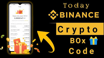 TODAY BINENCE CRYPTO BOX CODES EARN WITH KHALID & NEW FREE CRYPTO CODE COME 27JUN #earnwithkhalid