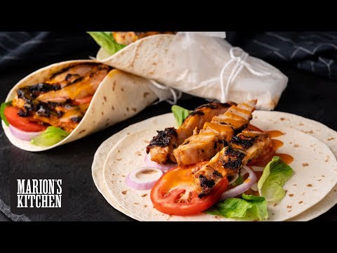 Smoky Sriracha & Lime Grilled Chicken Wraps - Marion's Kitchen