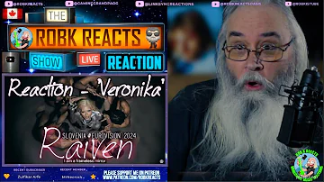 Raiven Reaction - 'Veronika' | Slovenia - Eurovision 2024 | First Time Hearing