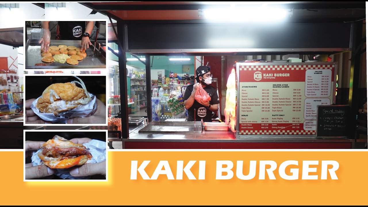 Kaki Burger. Dang Wangi KL Malaysia. - YouTube