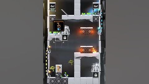 Lemmings. Level W 83-12. Walkthrough.