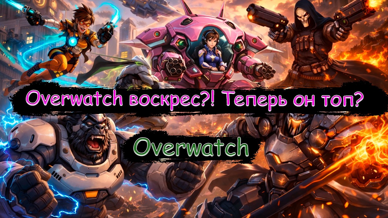 Blizzard вновь топ? Овервотч воскресили? Что дальше...? | Overwatch | Стрим