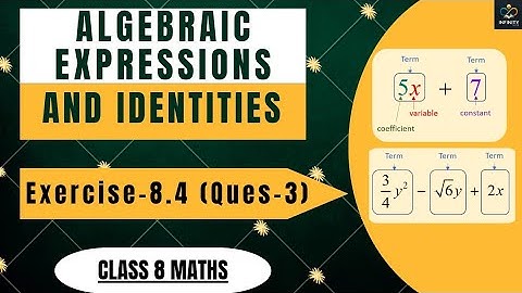 Class 8 Maths Chapter 8 | ALGEBRAIC EXPRESSIONS & IDENTITIES- EX 8.4 (Ques-3) | New NCERT | CBSE