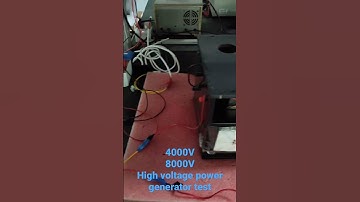 ESP High voltage generator test 4000V/8000V output