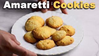 4-Ingredient Almond Cookies | Italian Amaretti Biscuits screenshot 2