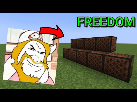 How to play The Freedom Motif on Noteblocks?