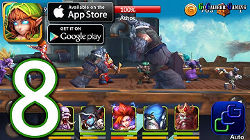 Heroes and Titans: 3D Battle Arena iOS Walkthrough - Part 8 - Chapter 1: A World Torn Apart (ELITE)