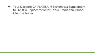 Introduction: Dexcom G4 PLATINUM Tutorial