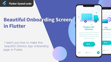 Onboarding Screen | Flutter UI | Speed Code