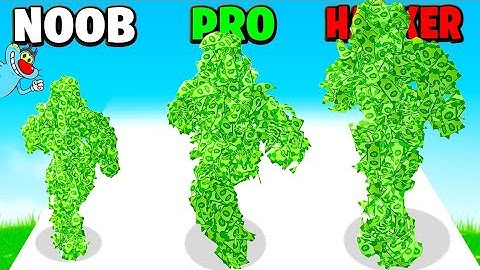 NOOB vs PRO vs HACKER| Money Level Up 3D | With Oggy And Jack | Rock Indian Gamer | By QuickGames