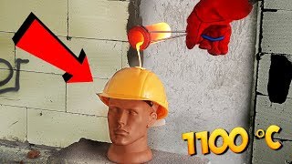 ЧТО ЕСЛИ ВЫЛИТЬ РАСКАЛЕННУЮ ЛАВУ в 1100 ГРАДУСОВ на СТРОИТЕЛЬНУЮ КАСКУ..?! ГРИША ИСПЫТАТЕЛЬ в ДЕЛЕ ЧТО ЕСЛИ ВЫЛИТЬ РАСКАЛЕННУЮ ЛАВУ в 1100 ГРАДУСОВ на СТРОИТЕЛЬНУЮ КАСКУ..?! ГРИША ИСПЫТАТЕЛЬ в ДЕЛЕ