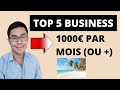 2024 top 5 business en ligne lucratifs 1000mois ou plus accessibles  tous