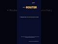 What Is Router?? #learning #netwoking #electrical @Follow for more 🙏