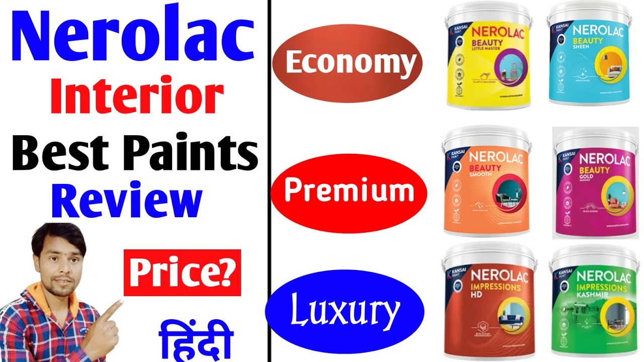 Acrylic Paints for Walls - Acrylic Paint for Interior & Exterior Wall  Painting - Nerolac