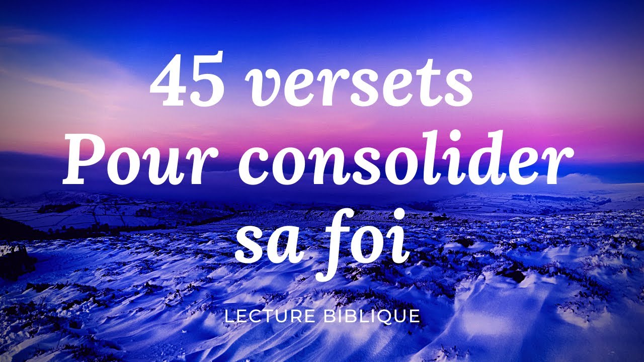 45 VERSETS POUR CONSOLIDER SA FOI — SA GRÂCE TE SUFFIT l Canal d’Encouragement by Prisca