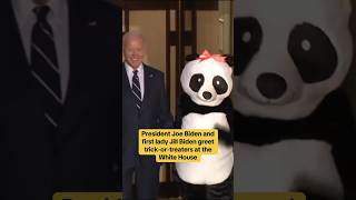 Bidens host trick-or-treaters at White House #shorts