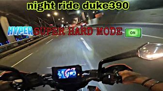 Night ko nikle ghumne duke ko leke ! Full hyper ride kari Duke390 @abfilms7119 