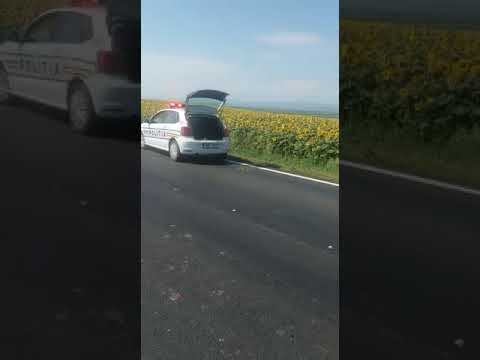 Accident rutier între localitățile Grănicești si Bălcăuți, județul Suceava