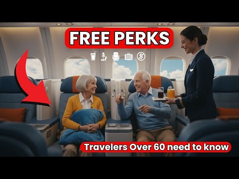 Play the video: 15 Free Flight Perks for Seniors Airlines Don't Tell You About