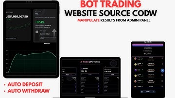 BOT Trading Website Source Code With Admin Panel 