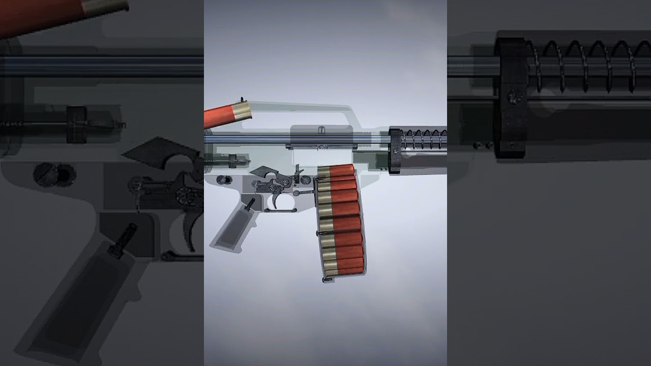 Usas-12 Shotgun Designed 1989 