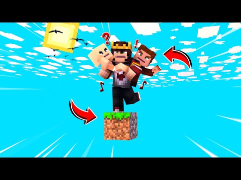 TİLKİLER TAVUKLARIMIZI YEDİ - TEK BLOK !! 😱 Minecraft