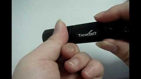 Tank007 M20 Flashlight Torch CREE Q3 140 Lumens Magnetic LED AA Black