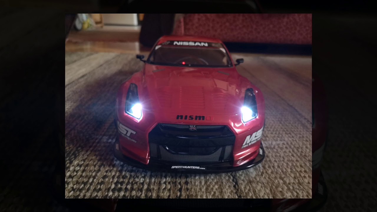 Sumo Racing R35 Rcdrift car body shell build Tamiya Sumo GT-R R35 on MST FXX - YouTube